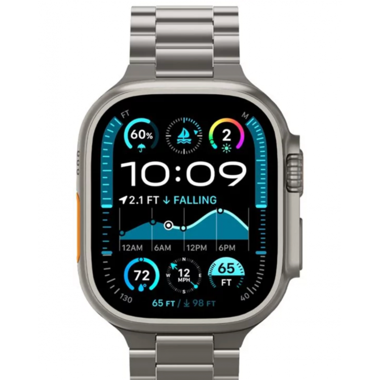 Spigen SGP Modern Fit Titanium Λουράκι Μπρασελέ για Apple Watch SERIES 49mm/46mm/45mm/44mm - Natural ΤΙΤΑΝΙΟ - AMP09105